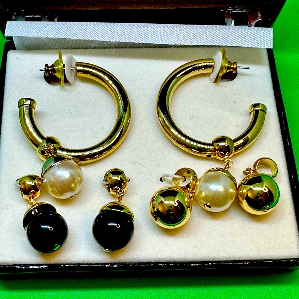 Vintage Versatile Earring Set - image 1